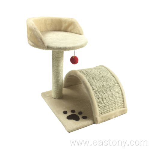 pet Tree Cat Scratching Post with Natural Rope